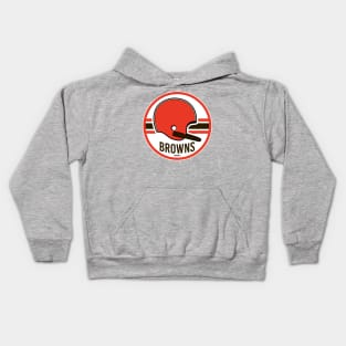 Rust Belt Burnt Umber Football! Kids Hoodie